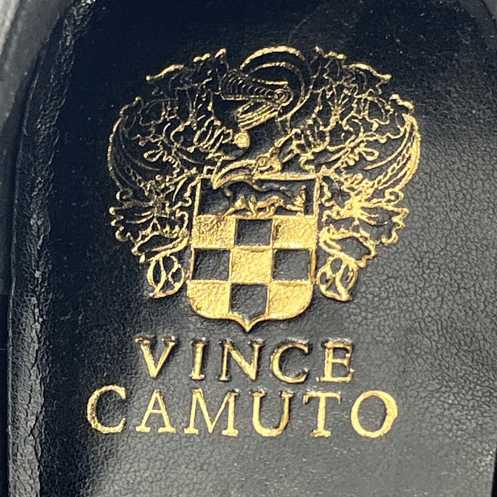 Vince Camuto Leather Womens Flat Shoe VC-Cretinian 8.5 Black Souffle Lux 39.5 - Picture 16 of 16